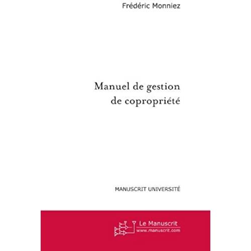 Manuel De Gestion De Copropriete
