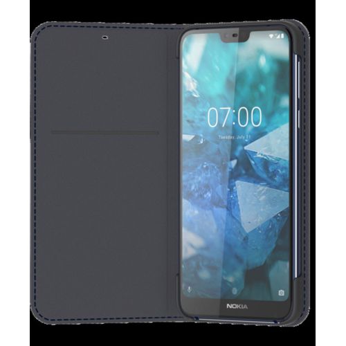 Nokia 7.1 - Entertainment Etui À Rabat Cp-270,Tempered Bleue