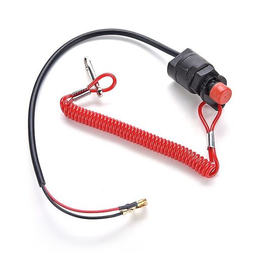 Moteur hors-bord Motor Scooter ATV Kill Stop Switch Sécurité Tether Cordon Lanyard
