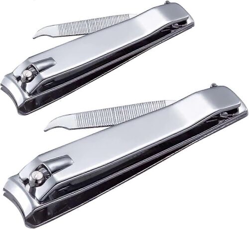 Heytea Coupe-Ongles Ensemble,Coupe-Ongles Et Ongles En Acier Inoxydable Pointu,Kit De Pédicure Et De Manucure Professionnel Pour Hommes Femmes(2pcs Silve 