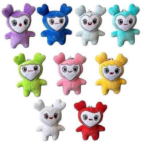 Lovelys Plush Korean Super Star Plush Toy Cartoon Animal Twice Momo Doll Keychain Pendentif Keybuckle Peluche Pour Fans Filles