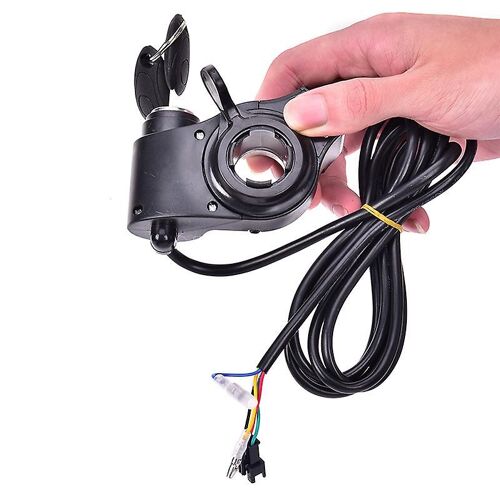 Motos Doigt Pouce Accélérateur Avec Interrupteur D'alimentation Écran Lcd Interrupteur Poignées De Guidon Shytmv
