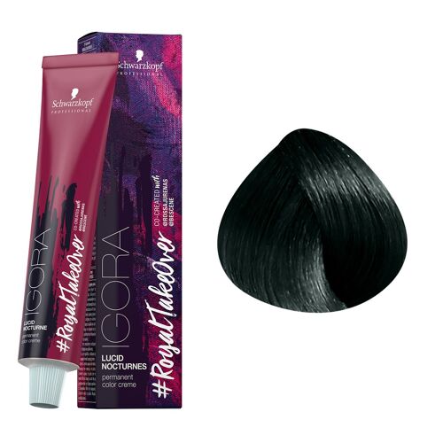Schwarzkopf, Coloration Permanente Lucid Nocturnes 4.332 - Châtain Moyen Mat Extra Fumé 60ml, Femme 