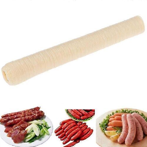 14m Collagène Saucisses Boyaux Peaux 24mm Long Petit Petit Petit Déjeuner Saucisses Outils