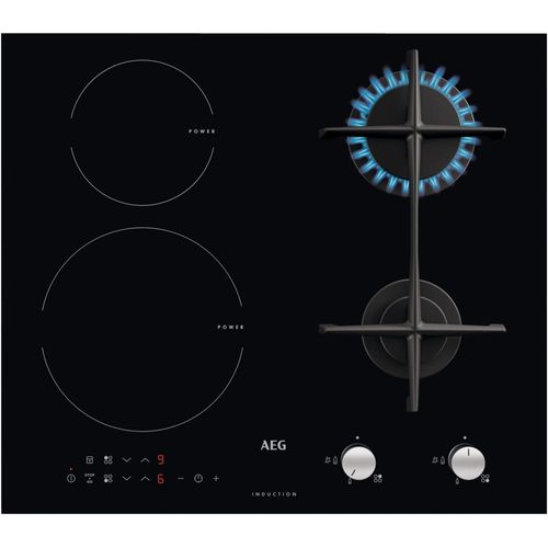 Plaque de cuisson Mixte induction Série 7000 Mixed 60 cm - AEG HD634170NB