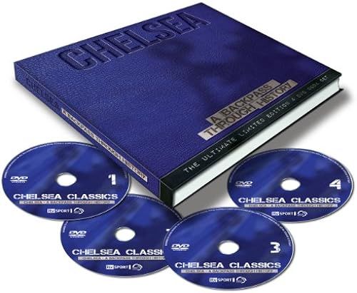 Chelsea - A Backpass Through History -Limited Edition Book And 4 Dvd Set