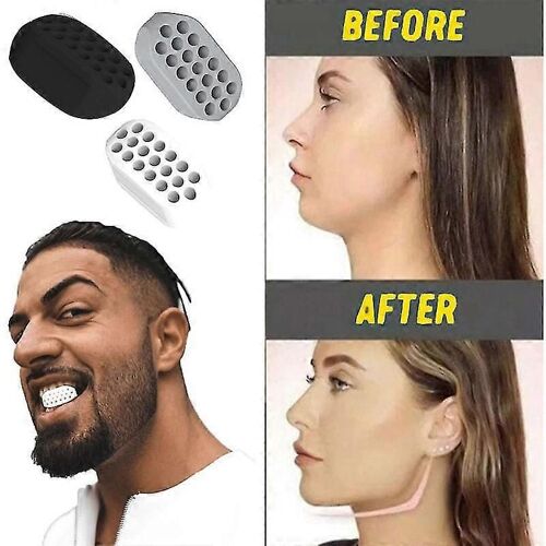 2pcs / Lot Jaw Line Exerciser Ball Jaw Line Trainer Visage Facial Muscle Exercise Ball Jawline Chew Ball Workout Fitness Equipment
