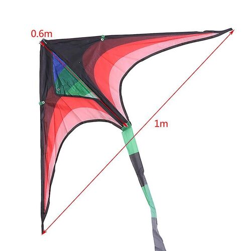 Delta Kites Tails avec poignée Jouets d'extérieur pour enfants Cerfs-volants Nylon Ripstop Albatros