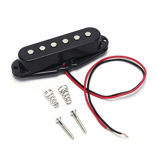 1pc Noir Simple Bobine Son Micro Pour Guitare Électrique 6 Cordes Harmonieux