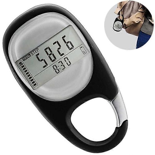 Podomètre Numérique 3d Simple Distance De Marche Avec Clip Miles/Km Mémoire Distance De Marche Exercice Activité De Fitness Calories Pour Les Hommes Femmes Enfants