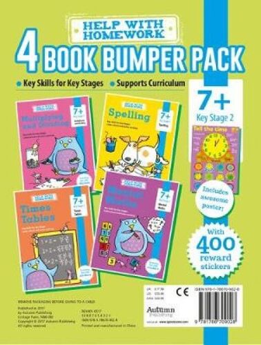 7+ Pack - Maths, Multiplying And Dividing, Spelling & Times