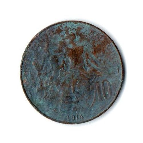 Pièce De 10 Centimes - 1914 - Dupuis - Bronze