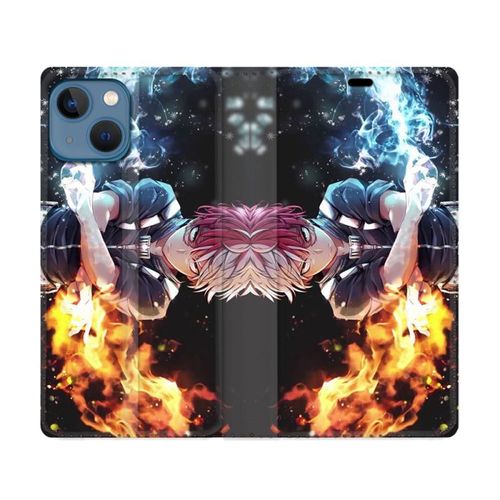 Housse Cuir Portefeuille Pour Iphone 14 Plus (6.7) Manga My Hero Academia Shoto