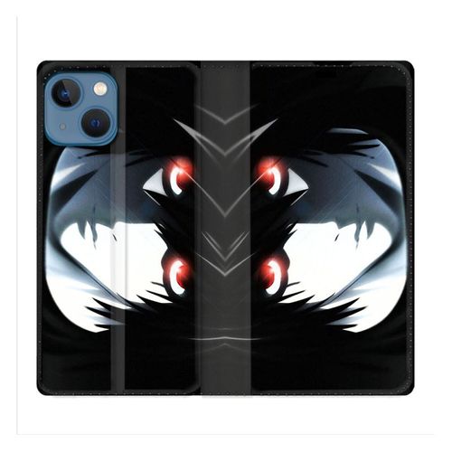Housse Cuir Portefeuille Pour Iphone 14 Plus (6.7) Manga Death Note L