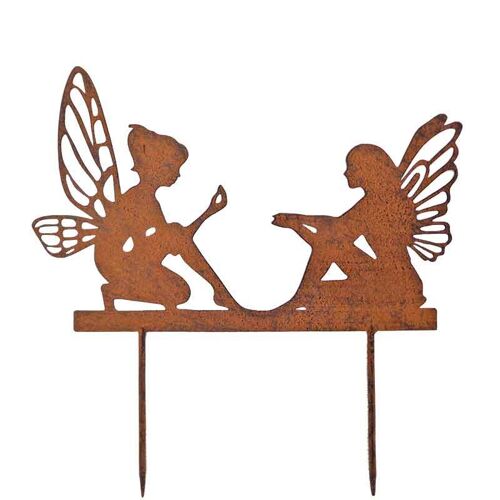 Silhouettes Fées Déco Jardin 33x20cm