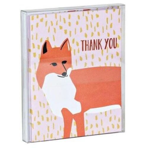 Foxy Thank You Notecard Set