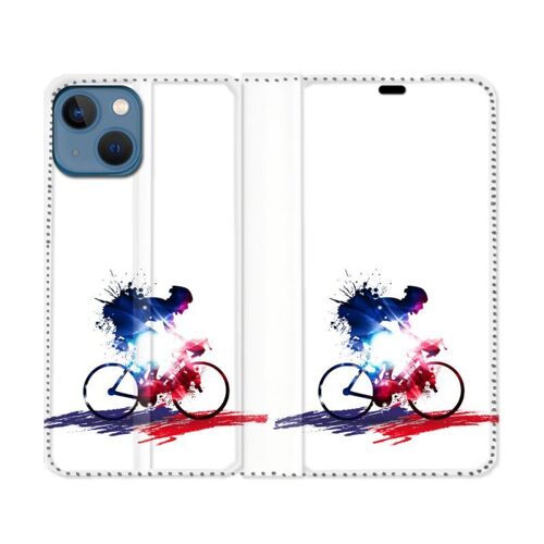 Housse Cuir Portefeuille Pour Iphone 14 Pro Plus (6.7) Sport Cyclisme France