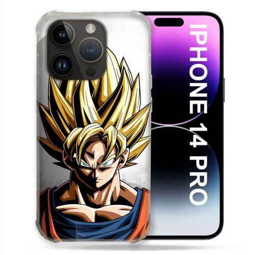 Coque Pour Iphone 14 Pro (6.1) Manga Dragon Ball Sangoku Portrait