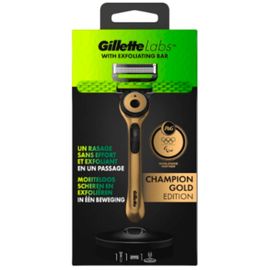 Coffret Rasoir Champion Gold Edition Gillette Labs 