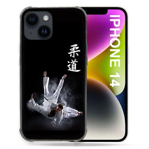Coque Pour Iphone 14 (6.1) Sport Judo Noir