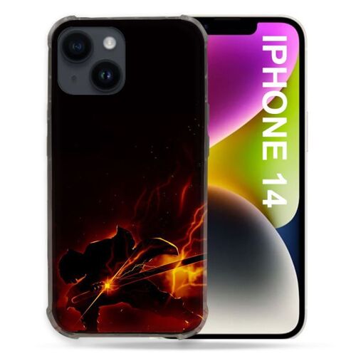 Coque Pour Iphone 14 (6.1) Manga Demon Slayer Electric