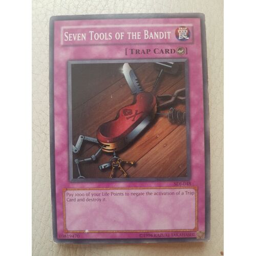 Carte Yu-Gi-Oh! Seven Tools Of The Bandit Sdj-048