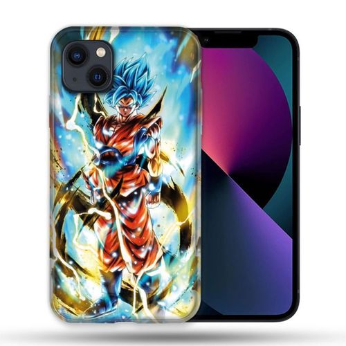 Coque Pour Iphone 14 Plus (6.7) Manga Dragon Ball Sangoku Blanc