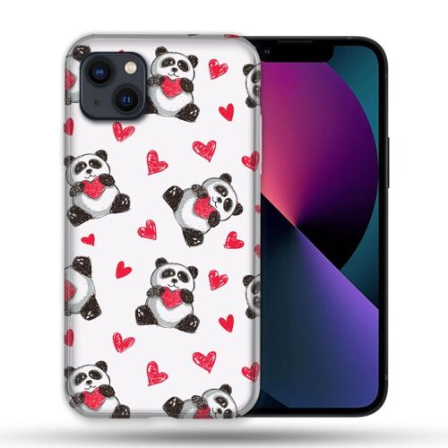 Coque Pour Iphone 14 Pro Plus (6.7) Animal Panda Color