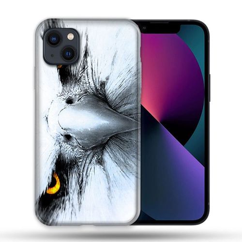 Coque Pour Iphone 14 Plus (6.7) Animal Aigle Royal Blanc