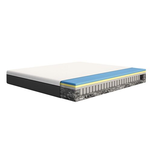 EMMA | Matelas Hybride 90x190cm | Mémoire de Forme + Ressorts | MEILLEUR CHOIX Emma | Dos Apaisé | Soutien Et Respirabilité | 25 cm