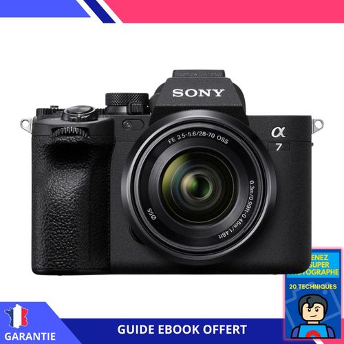 Sony A7 IV + FE 28-70mm F3.5-5.6 OSS + Ebook 'Devenez Un Super Photographe' - Hybride Sony