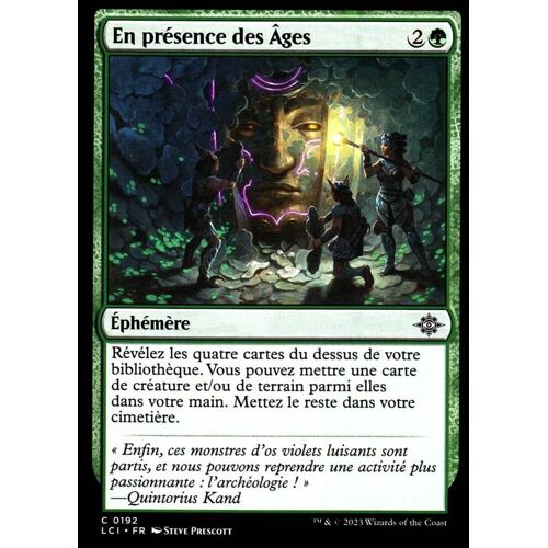 En Présence Des Âges - Magic - Les Cavernes Oubliées D' Ixalan Vf - C - 192