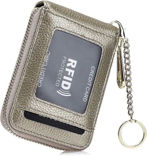 Portefeuille Étuis de cartes de visite Portefeuille avec porte-clés, carte et id Porte-valises pour hommes Femmes Accordéon Portefeuilles