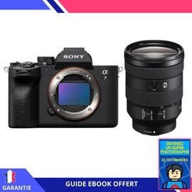 Sony A7 IV + FE 24-105mm f/4 G OSS + Ebook 'Devenez Un Super Photographe' - Hybride Sony