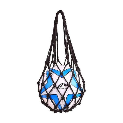Sports Mesh Sac D¿Équipement Volley-Ball Basket-Ball Football Football Sac De Filet De Stockage De Balle De Transport De Maille Pour Balle Simple (Noir)