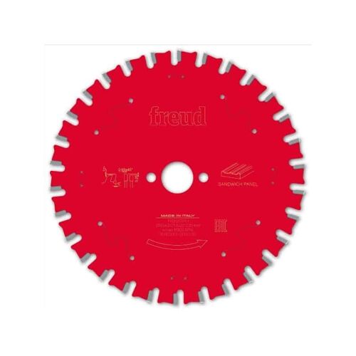 FREUD Lame de scie circulaire pour panneaux Sandwich - 165 mm - 20 mm - 2 mm - 30 dents