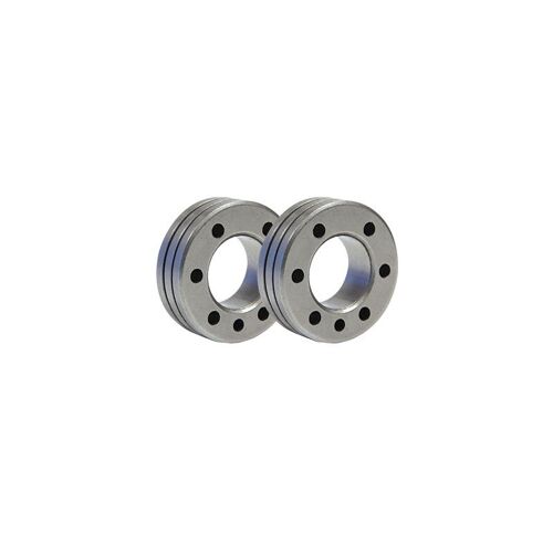 GYS Lot de 2 galets Type C pour fil plein acier - 0,6 / 0,8 mm