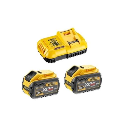 DEWALT Pack 2 batteries FLEXVOLT XR 54V 3Ah + Chargeur - DCB118X2