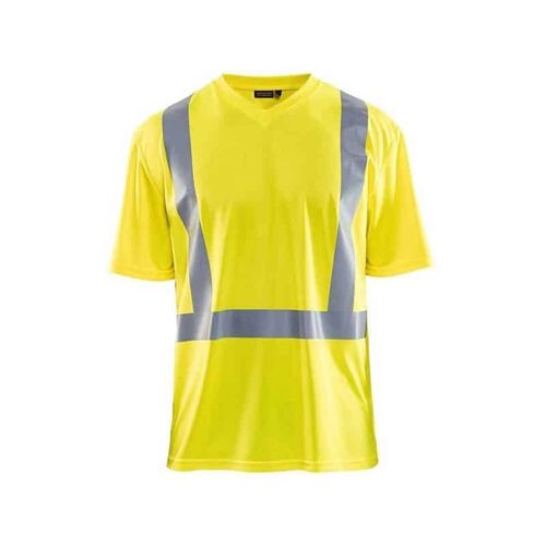 BLAKLADER T-shirt haut visibilité homme anti-UV anti-odeur - 3382 - Jaune - 3XL