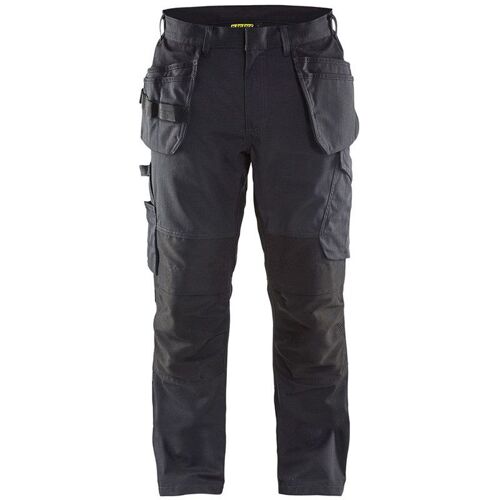 BLAKLADER Pantalon services + stretch poches flottantes - 14961330 - Noir / Gris foncé - 54 - Jambes standards