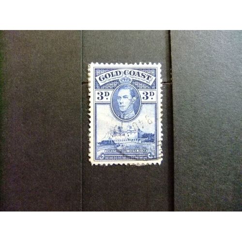 Côte De L'or Costa De Oro Gold Coast 1938 - 41 George Vi Yvert 117 Fu