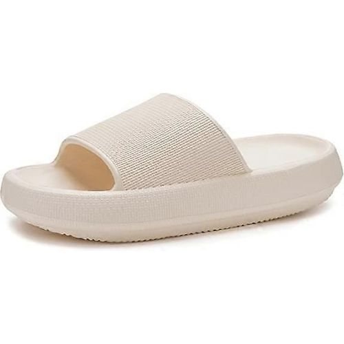 Chaussons D'oreiller Pour Femmes Antidérapants | Claquettes De Semelle Épaisses Rembourrées | Sandales De Salle De Bain À Séchage Rapide