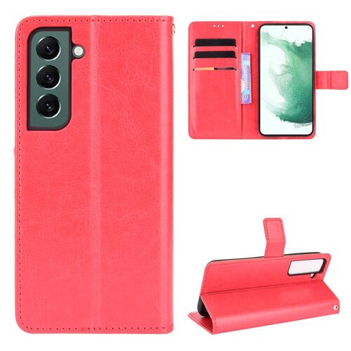 Coque Samsung Galaxy S22 Plus,Etui pour Samsung Galaxy S22 Plus,Coque en cuir pour Samsung Galaxy S22 Plus,Convient a Etui la Samsung Galaxy S22 Plus,Rouge