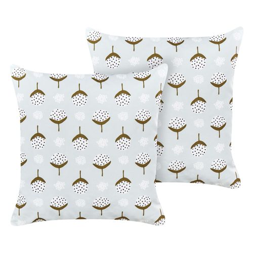 Lot De 2 Coussins Vert Cuneo 45 X 45 Cm