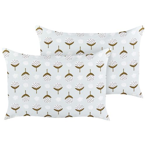 Lot De 2 Coussins Vert Cuneo 40 X 60 Cm