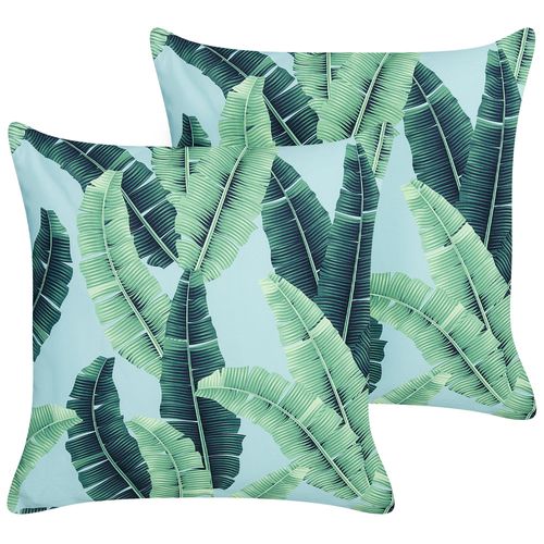 Lot De 2 Coussins Vert Boissano 45 X 45 Cm