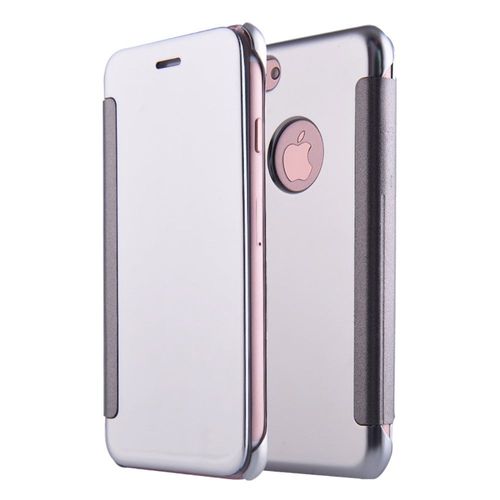 Etui View Compatible Iphone 7 Avec Rabat Translucide Gris