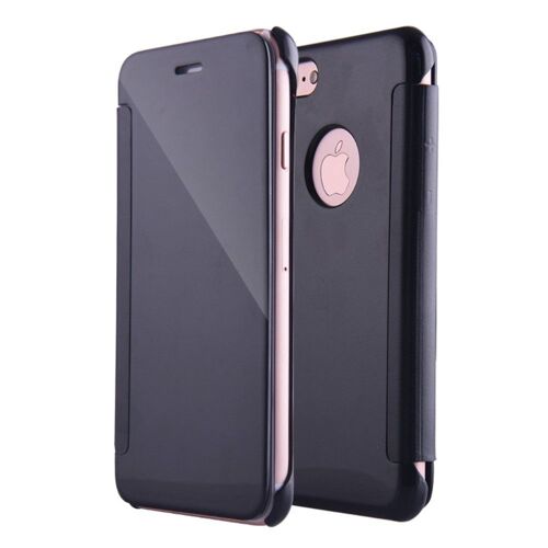 Etui View compatible iPhone 7+ avec rabat translucide noir