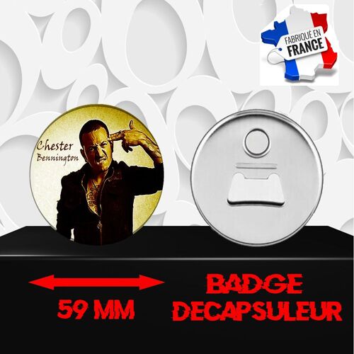 Magnet Décoratif Décapsuleur Aimanté 59 Mm Groupe Rock Linkin Park 342