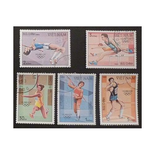 Viet Nam Oblitéré Lot De 5 Timbres De 1983 ( Jo )